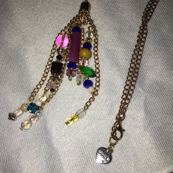 đź’•Shower of gems Necklace with matching earrings - Picture 2 of 5